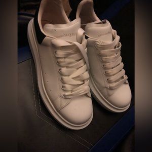 Alexander McQueens, white and black, size 8. Low price